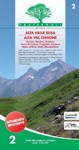 Alta Valle Susa - Alta Val Chisone 1 : 25 000