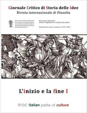 Giornale Critico Di Storia Delle Idee No.6/2011 de Sebastiano Ghisu