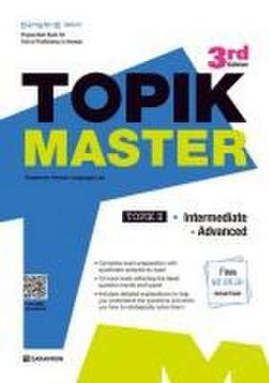 TOPIK MASTER Final - TOPIK II Intermediate Advanced de Darakwon Korean Language Lab