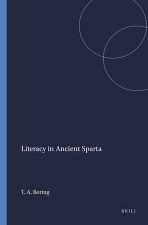 Literacy in Ancient Sparta de Terrence A. Boring