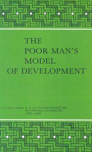 The Poor Man's Model of Development: Development Potential at Low Levels of Living in Egypt de Nieuwenhuijze