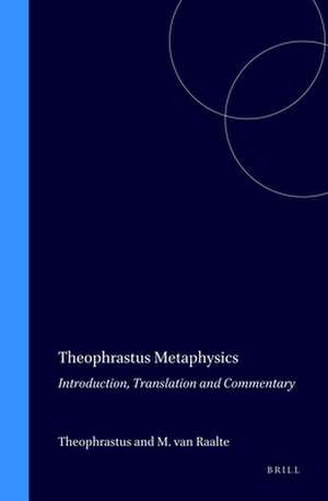 Theophrastus Metaphysics de Theophrastus