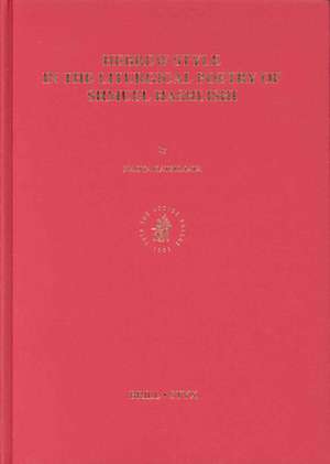 Hebrew Style in the Liturgical Poetry of Shmuel HaShlishi de Naoya Katsumata