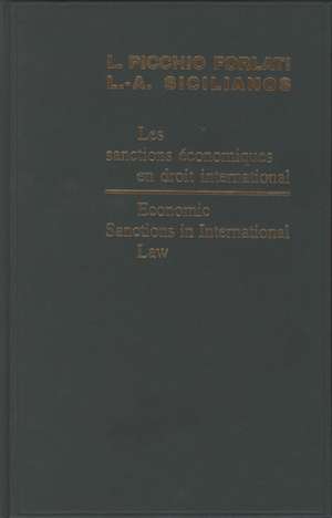 Economic Sanctions in International Law / Les sanctions économiques en droit international de Laura Picchio Forlati