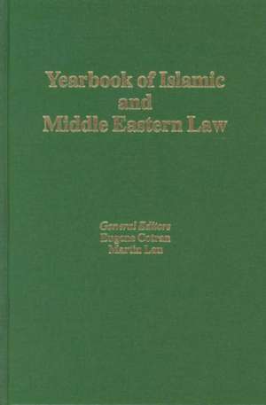 Yearbook of Islamic and Middle Eastern Law, Volume 9 (2002-2003) de Eugene Cotran