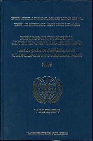 Reports of Judgments, Advisory Opinions and Orders / Recueil des arrêts, avis consultatifs et ordonnances, Volume 7 (2003) de International Tribunal for the Law of th