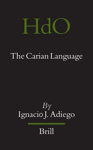 The Carian Language de Ignacio Adiego