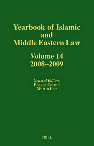 Yearbook of Islamic and Middle Eastern Law, Volume 14 (2008-2009) de Eugene Cotran