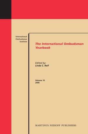 The International Ombudsman Yearbook, Volume 10 (2006) de International Ombudsman Institute