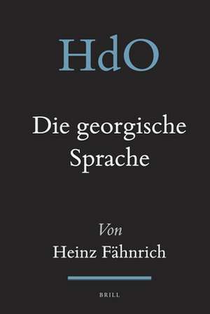 Die georgische Sprache de Heinz Fähnrich