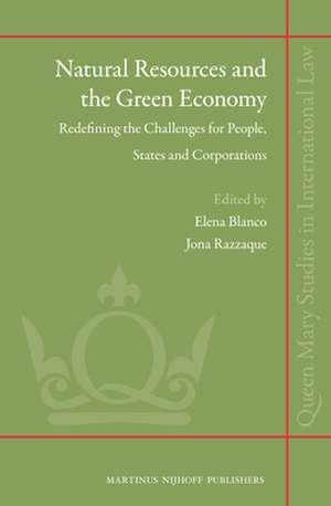 Natural Resources and the Green Economy: Redefining the Challenges for People, States and Corporations de Elena Blanco