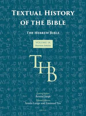 Textual History of the Bible Vol. 1A de Armin Lange