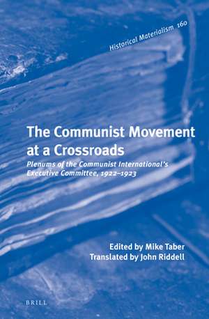 The Communist Movement at a Crossroads: Plenums of the Communist International’s Executive Committee, 1922-1923 de Michael Taber