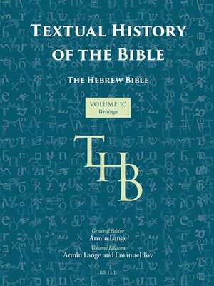 Textual History of the Bible Vol. 1C de Armin Lange