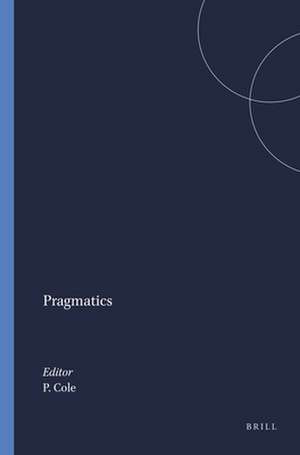 Pragmatics de Peter Cole