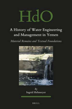 A History of Water Engineering and Management in Yemen: Material Remains and Textual Foundations de Ingrid Hehmeyer