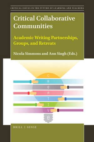 Critical Collaborative Communities: Academic Writing Partnerships, Groups, and Retreats de Nicola Simmons