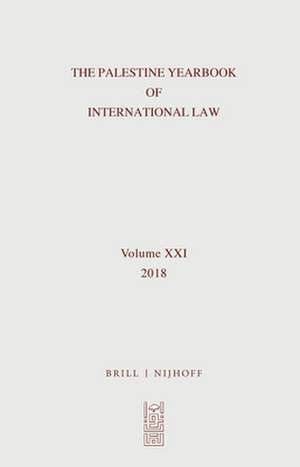 The Palestine Yearbook of International Law (2018) de Ardi Imseis