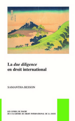 La <i>due diligence</i> en droit international de Samantha Besson