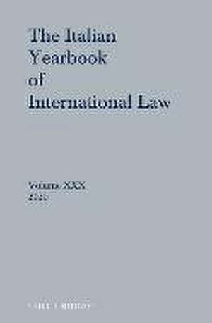 Italian Yearbook of International Law 30 (2020) de Giuseppe Nesi