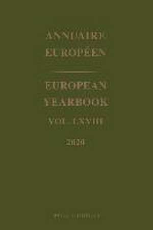 European Yearbook / Annuaire Européen, Volume 68 (2020) de Council of Europe