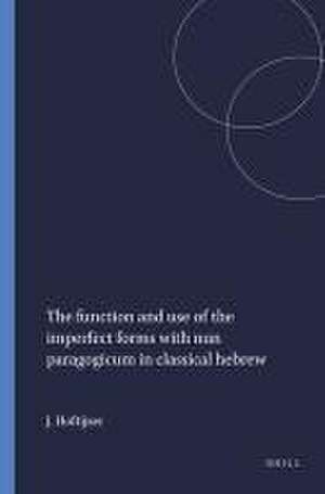 The function and use of the imperfect forms with nun paragogicum in classical hebrew de J.A. Hoftijzer