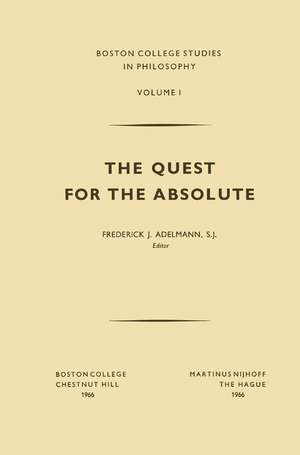 The Quest for the Absolute de F.J. Adelmann