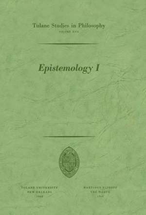 Epistemology I de Peter M. Burkholder