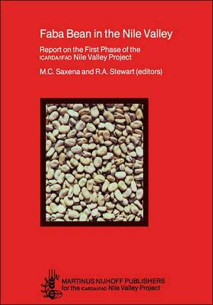 Faba Bean in the Nile Valley: Report on the First Phase of the ICARDA/IFAD Nile Valley Project de M.C. Saxena