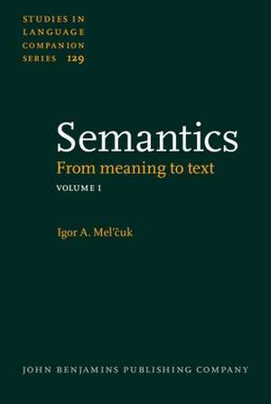 Semantics de Igor A. Mel'cuk