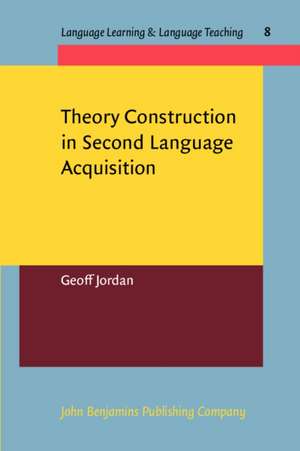 Theory Construction in Second Language Acquisition de Geoff (ESADE Jordan