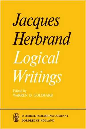 Logical Writings de J. Herbrand