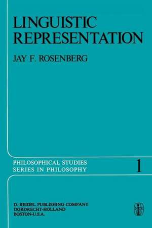 Linguistic Representation de J.F. Rosenberg