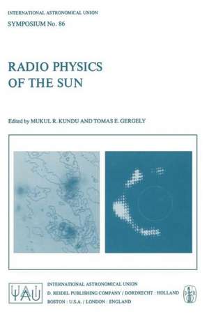 Radio Physics of the Sun de M. R. Kundu