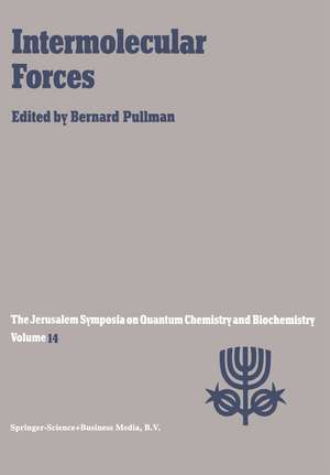 Intermolecular Forces de A. Pullman