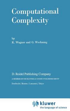 Computational Complexity de K. Wagner