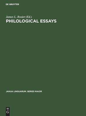 Philological Essays: Studies in Old and Middle English Language and Literature in Honor of Herbert Dean Meritt