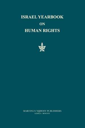 Israel Yearbook on Human Rights, Volume 24 (1994) de Yoram Dinstein