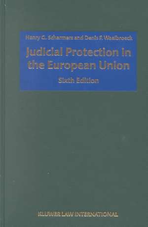 Judicial Protection in the European Union: Sixth Edition de Henry G. Schermers