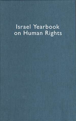 Israel Yearbook on Human Rights, Volume 30 (2000) de Yoram Dinstein