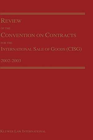 Review of the Convention on Contracts for the International Sale of Goods (Cisg) de Micheal Maggi