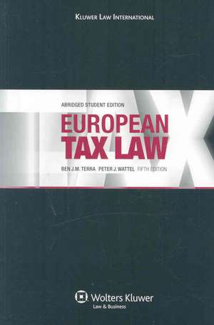 European Tax Law de Ben J. M. Terra