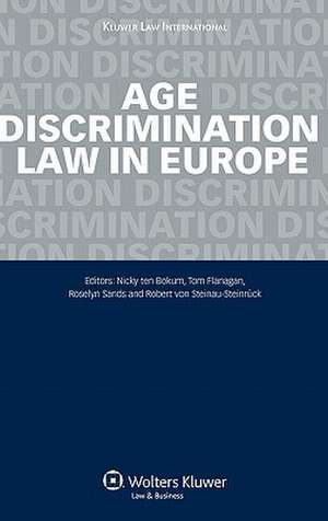 Age Discrimination Law in Europe de Nicky Ten Bokum