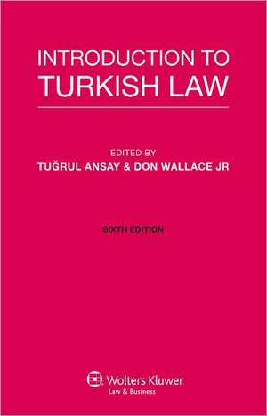 Introduction to Turkish Law 6th Edition de Wallace