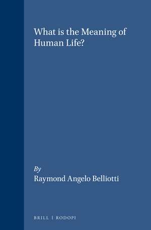 What is the Meaning of Human Life? de Raymond Angelo Belliotti