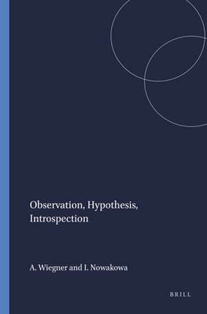 Observation, Hypothesis, Introspection de Adam Wiegner