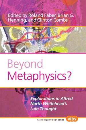 Beyond Metaphysics? de Roland Faber