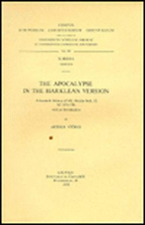 The Apocalypse in the Harklean Version. a Facsimile Edition of Ms. Mardin Orth. 35, Fol. 143r-159v, with an Introduction. Subs. 56 de A. Vvvbus