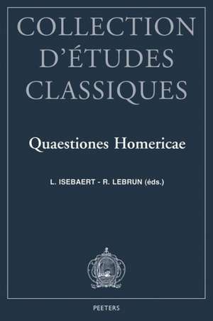 Quaestiones Homericae de L. Isebaert