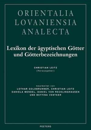 Lexikon der Agyptischen Gotter Und Gotterbezeichnungen [With CDROM]